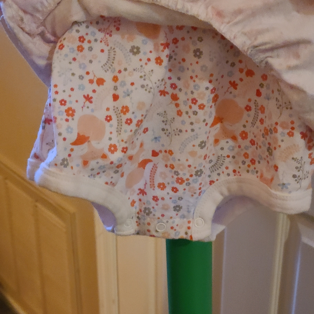 Multicolored Rene Rofe skirted onesie - Picture 2 of 2